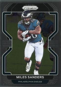 #222 Miles Sanders - Philadelphia Eagles - 2021 Panini Prizm Football