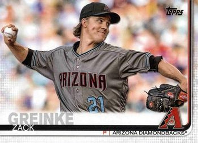 #222a Zack Greinke - Arizona Diamondbacks - 2019 Topps Baseball