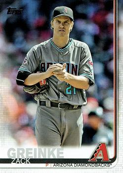 #222b Zack Greinke - Arizona Diamondbacks - 2019 Topps Baseball