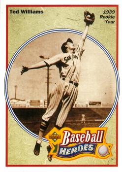 #28 Ted Williams - Boston Red Sox - 1992 Upper Deck Baseball - Baseball Heroes: Ted Williams