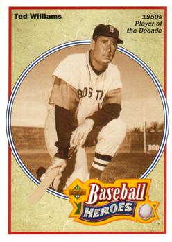 #33 Ted Williams - Boston Red Sox - 1992 Upper Deck Baseball - Baseball Heroes: Ted Williams