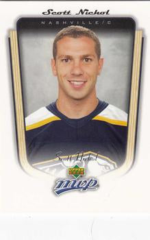 #223 Scott Nichol - Nashville Predators - 2005-06 Upper Deck MVP Hockey