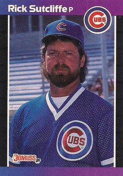 #223 Rick Sutcliffe - Chicago Cubs - 1989 Donruss Baseball