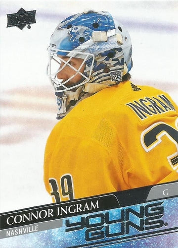 #223 Connor Ingram - Nashville Predators - 2020-21 Upper Deck Hockey