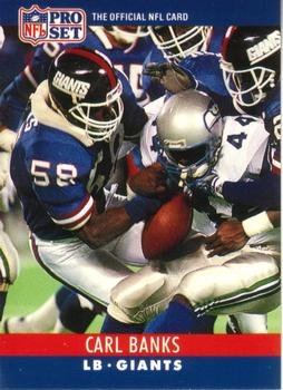 #223 Carl Banks - New York Giants - 1990 Pro Set Football