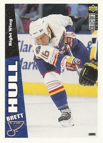 #223 Brett Hull - St. Louis Blues - 1996-97 Collector's Choice Hockey