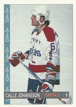 #223 Calle Johansson - Washington Capitals - 1992-93 O-Pee-Chee Hockey