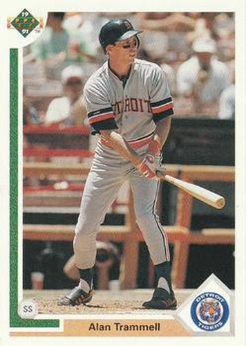 #223 Alan Trammell - Detroit Tigers - 1991 Upper Deck Baseball