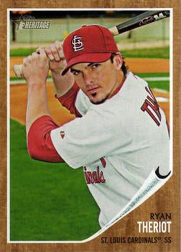 #223 Ryan Theriot - St. Louis Cardinals - 2011 Topps Heritage Baseball