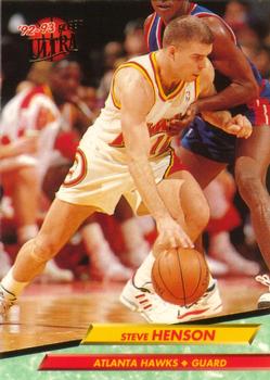 #223 Steve Henson - Atlanta Hawks - 1992-93 Ultra Basketball