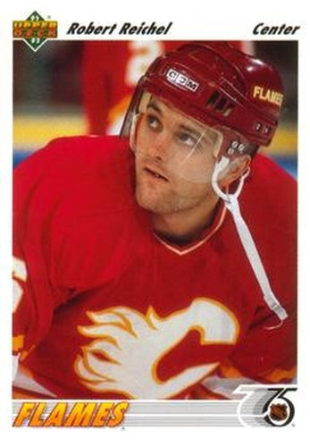#223 Robert Reichel - Calgary Flames - 1991-92 Upper Deck Hockey