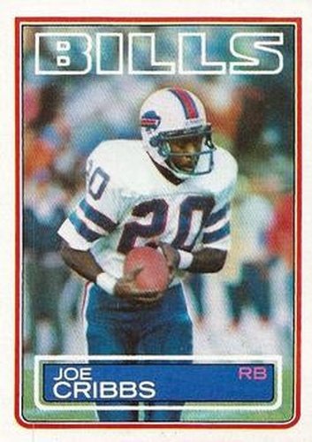 #223 Joe Cribbs - Buffalo Bills - 1983 Topps Football