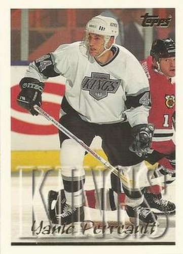 #223 Yanic Perreault - Los Angeles Kings - 1995-96 Topps Hockey