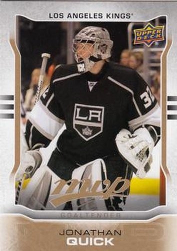 #223 Jonathan Quick - Los Angeles Kings - 2014-15 Upper Deck MVP Hockey