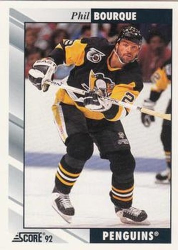 #223 Phil Bourque - Pittsburgh Penguins - 1992-93 Score USA Hockey