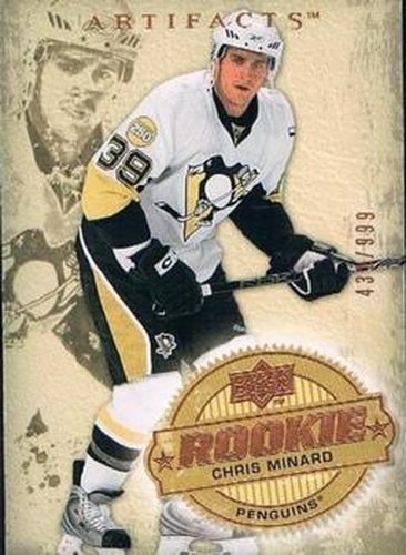 #223 Chris Minard - Pittsburgh Penguins - 2008-09 Upper Deck Artifacts Hockey