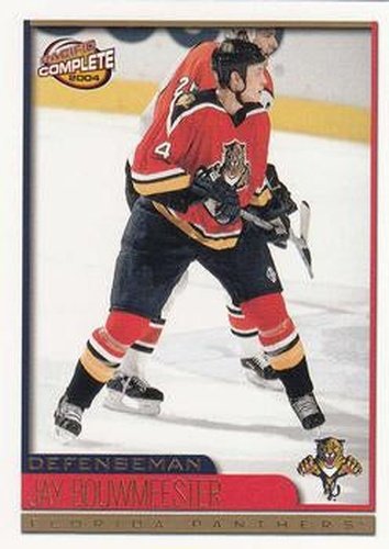 #223 Jay Bouwmeester - Florida Panthers - 2003-04 Pacific Complete Hockey