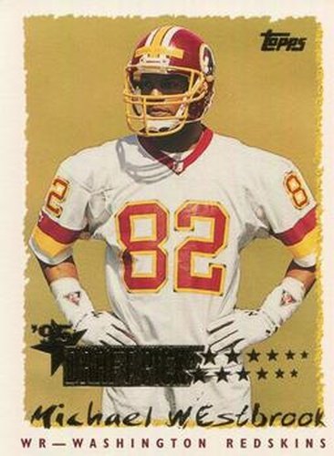 #223 Michael Westbrook - Washington Redskins - 1995 Topps Football