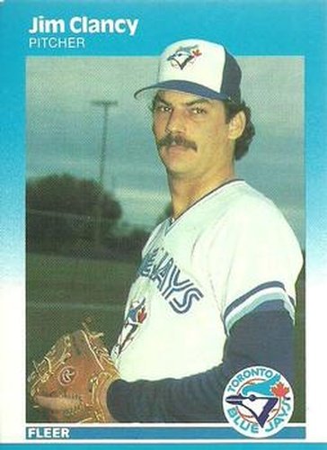 #223 Jim Clancy - Toronto Blue Jays - 1987 Fleer Baseball