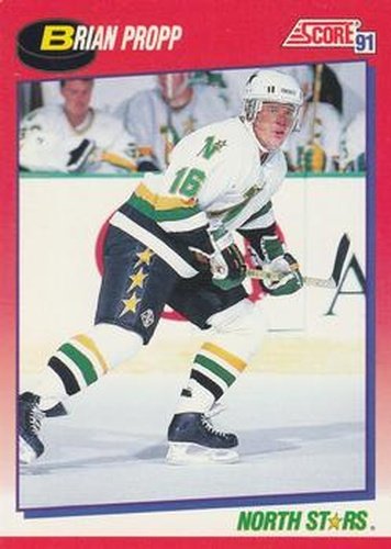 #223 Brian Propp - Minnesota North Stars - 1991-92 Score Canadian Bilingual Hockey