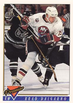 #223 Brad Dalgarno - New York Islanders - 1993-94 Topps Premier Hockey