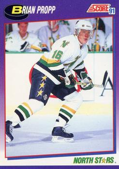 #223 Brian Propp - Minnesota North Stars - 1991-92 Score American Hockey