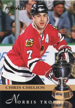 #223 Chris Chelios - Chicago Blackhawks - 1993-94 Pinnacle Hockey