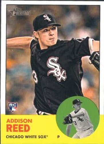 #223 Addison Reed - Chicago White Sox - 2012 Topps Heritage Baseball