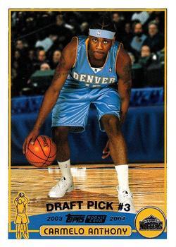 #223 Carmelo Anthony - Denver Nuggets - 2003-04 Topps Basketball