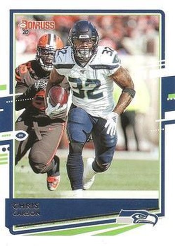#223 Chris Carson - Seattle Seahawks - 2020 Donruss Football