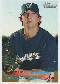#223 Derrick Turnbow - Milwaukee Brewers - 2006 Topps Heritage Baseball