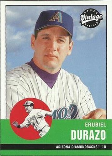 #223 Erubiel Durazo - Arizona Diamondbacks - 2001 Upper Deck Vintage Baseball