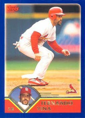 #223 Fernando Vina - St. Louis Cardinals - 2003 Topps Baseball