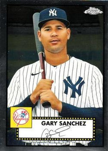 #223 Gary Sanchez - New York Yankees - 2021 Topps Chrome Platinum Anniversary Baseball