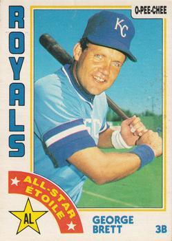 #223 George Brett - Kansas City Royals - 1984 O-Pee-Chee Baseball