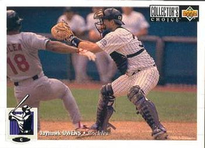 #223 Jayhawk Owens - Colorado Rockies - 1994 Collector's Choice Baseball