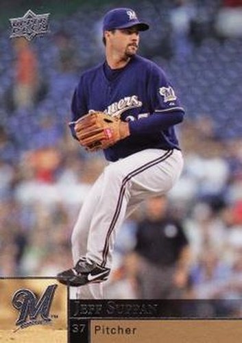 #223 Jeff Suppan - Milwaukee Brewers - 2009 Upper Deck Baseball