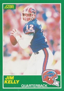 #223 Jim Kelly - Buffalo Bills - 1989 Score Football