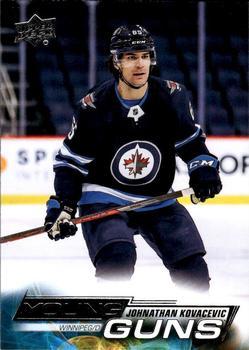 #223 Johnny Kovacevic - Winnipeg Jets - 2022-23 Upper Deck Hockey