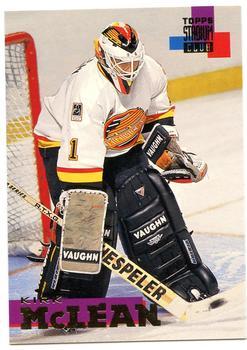 #223 Kirk McLean - Vancouver Canucks - 1994-95 Stadium Club Hockey