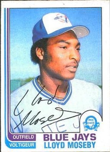 #223 Lloyd Moseby - Toronto Blue Jays - 1982 O-Pee-Chee Baseball