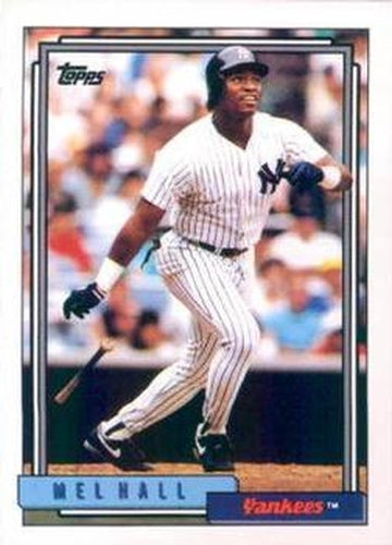 #223 Mel Hall - New York Yankees - 1992 Topps Baseball