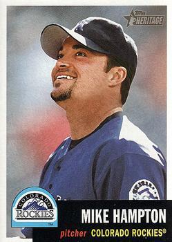 #223 Mike Hampton - Colorado Rockies - 2002 Topps Heritage Baseball