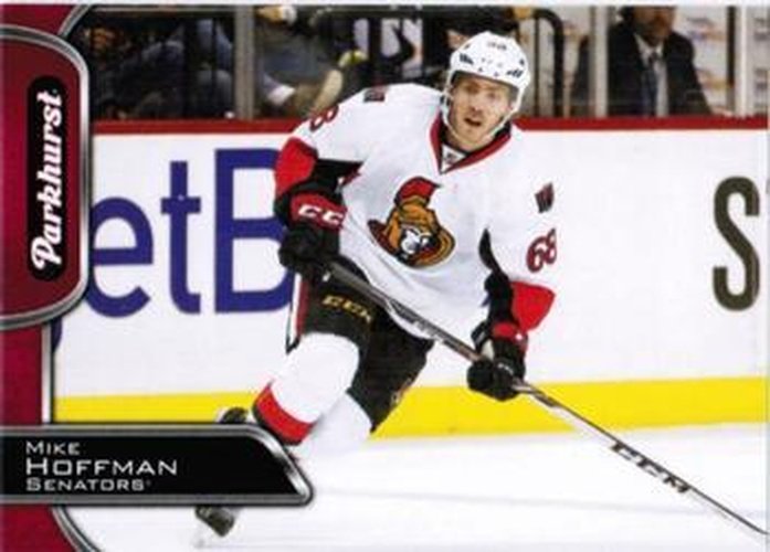 #223 Mike Hoffman - Ottawa Senators - 2016-17 Parkhurst - Red Hockey
