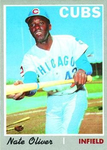 #223 Nate Oliver - Chicago Cubs - 1970 Topps Baseball