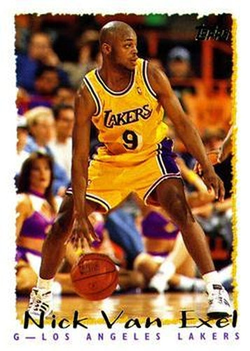 #223 Nick Van Exel - Los Angeles Lakers - 1994-95 Topps Basketball