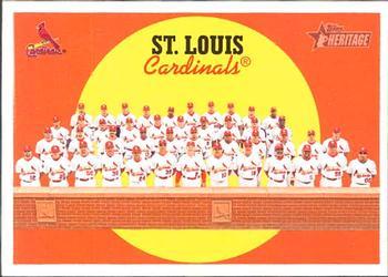 #223 St. Louis Cardinals - St. Louis Cardinals - 2008 Topps Heritage Baseball