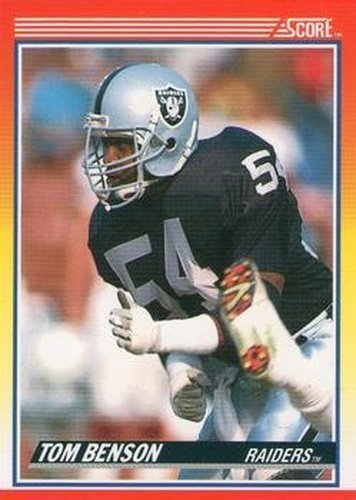 #223 Tom Benson - Los Angeles Raiders - 1990 Score Football