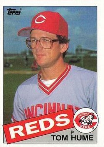 #223 Tom Hume - Cincinnati Reds - 1985 Topps Baseball