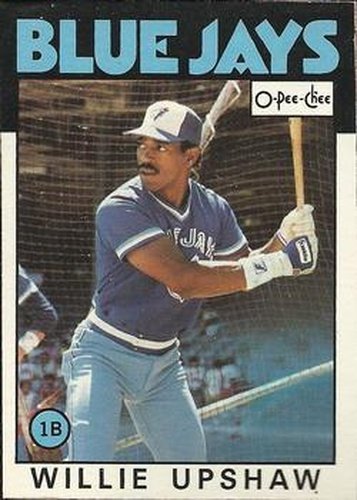 #223 Willie Upshaw - Toronto Blue Jays - 1986 O-Pee-Chee Baseball